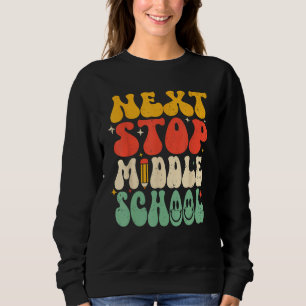 Sweatshirt Prochaine Étape Collège École Élémentaire Diplômés