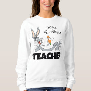 Sweatshirt Professeur de carottes à manger sur le sol de BUGS