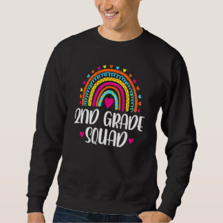 Sweatshirt Professeur de classe de 2e année Arc-en-ciel Ret