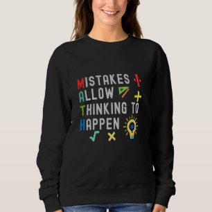 Sweatshirt Professeur De Mathématiques Drôle Dire, Retour À L
