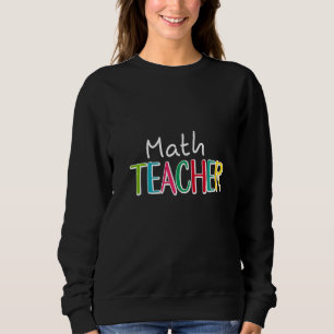 Sweatshirt Professeur de mathématiques Mathématicien Algèbre 