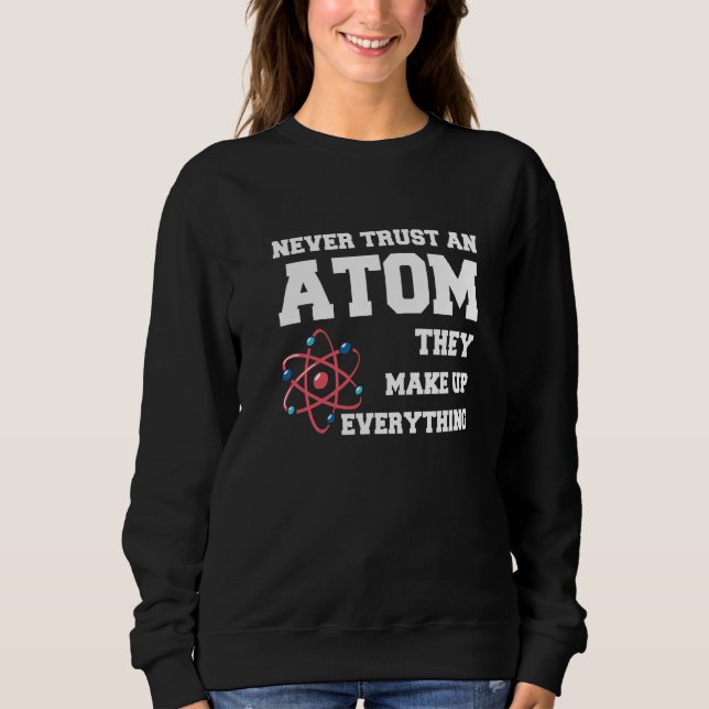 Sweatshirt Professeur de science d'équations de maths de phys (Devant)