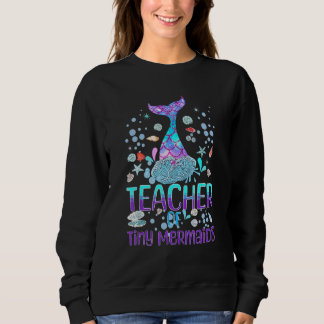 Sweatshirt Professeur de Sirène de jardin d'enfants Prek Ense