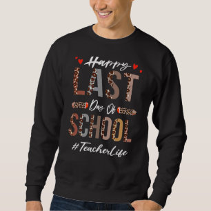 Sweatshirt Professeur heureux dernier jour d'école d'été Léo
