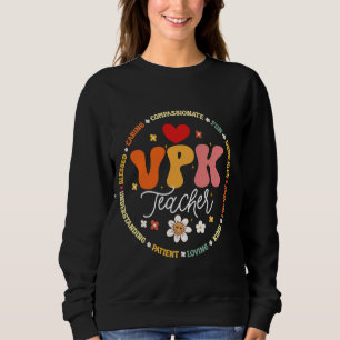 Sweatshirt Professeur VPK Premier Jour De Retour À L'École Ap
