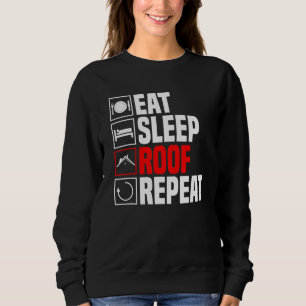 Sweatshirt Profession sur toiture d'artisanat