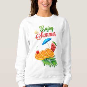 Sweatshirt Profitez de l'été avec des fruits