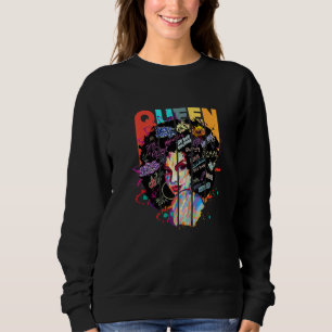 Sweatshirt Profitez de Queen Girls Magic Graphisme Tee - shir