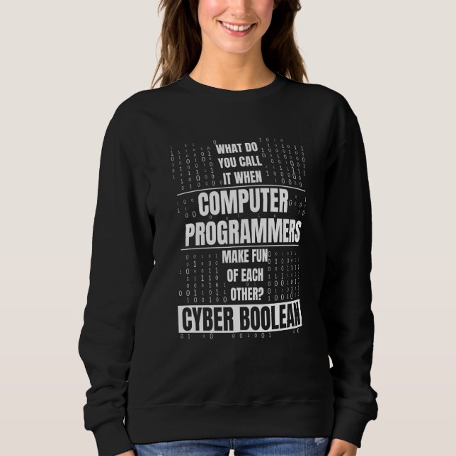 Sweatshirt Programmeur Codeur Drôle Société de Programmation  (Devant)
