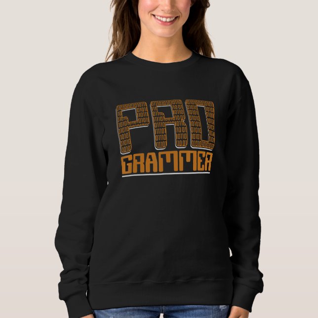 Sweatshirt Programmeur Codeur Ingénieur Full Stack Développeu (Devant)
