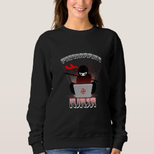 Sweatshirt Programmeur informatique Ninja de programmation Lo