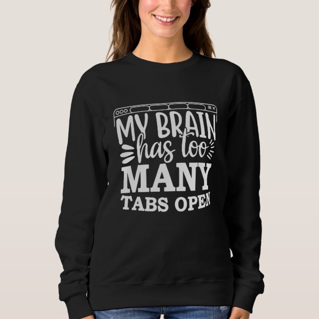 Sweatshirt Programmeurs et travailleurs de la programmation i (Devant)