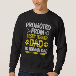 Sweatshirt Promu de Cesky Terrier Papa Funny Tchèque Terrie