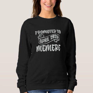 Sweatshirt Promu MEMERE en avril 2026 Révélation bébé