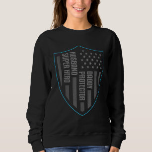 Sweatshirt Protecteur père mari Super Hero Fête des pères