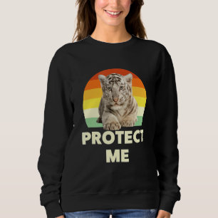 Sweatshirt Protégez-moi Vintage Funny Baby Tigers Graphic Des