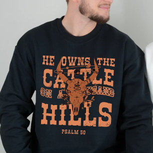 Sweatshirt Psaume 50 de la Bible chrétienne occidentale