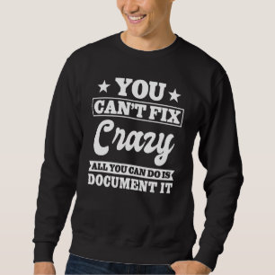 Sweatshirt Psychologue Thérapiste Conseiller agréé LPA MFT
