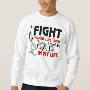 Sweatshirt Puisque j'ai besoin de mon cancer de poumon de