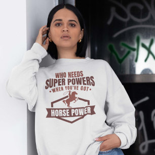 Sweatshirt Puissance du cheval