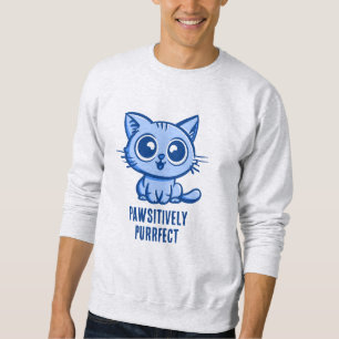 Sweatshirt Puissant, Beau Manga Kitten