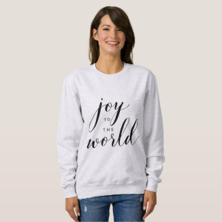 Sweatshirt Pull à capuche avec écriture minimale de Noël « Jo