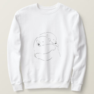 Sweatshirt pull doux et tricoté confortable