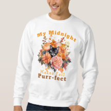 Purr-fect personnalisé Chat d'automne minuit