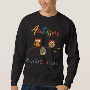 Sweatshirt Puzzle Owl Cute Sensibilisation sur l'autisme Auti