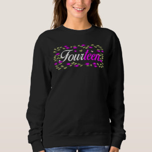 Sweatshirt Quatorze 14 Anniversaire 14ème Anniversaire 14 Ann