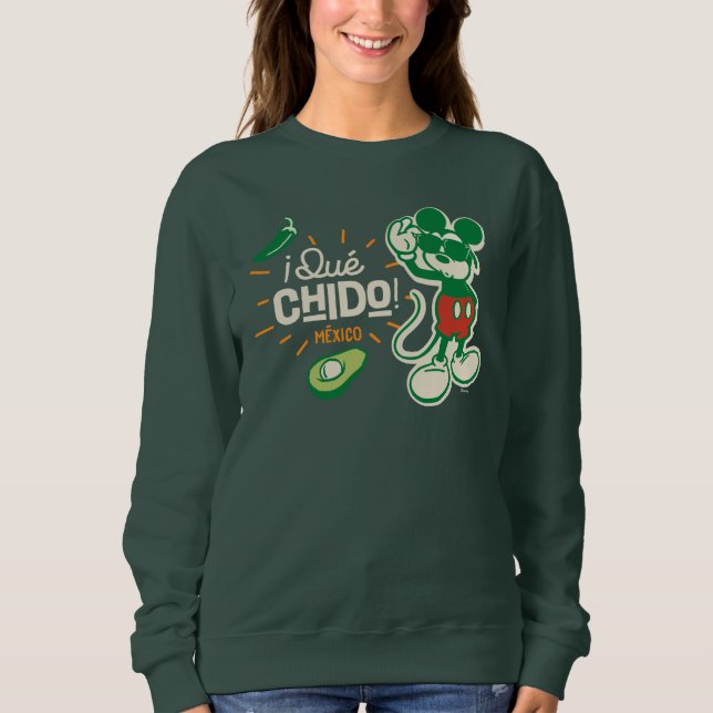 Sweatshirt ¡Qué chido! "Tellement cool" Mickey Mouse (Devant)
