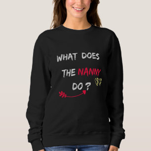 Sweatshirt Que fait la nounou 1
