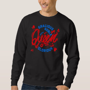 Sweatshirt Queen's Platinum Jubilee Gracious Noble Happy & Gl