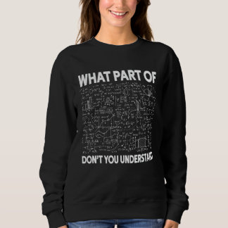Sweatshirt Quelle Partie Des Mathématiques - Mécanique Marran