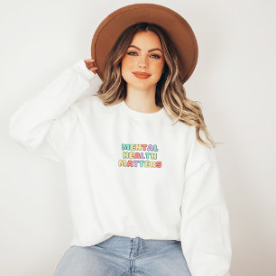Sweatshirt Questions de santé mentale   Citer Koni Peach Cand