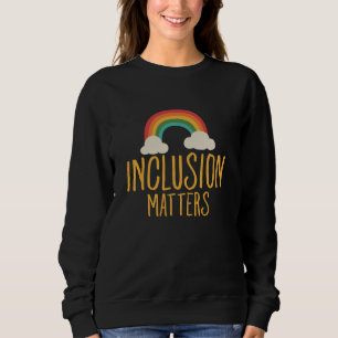 Sweatshirt Questions d'inclusion Éducation spéciale Enseignan