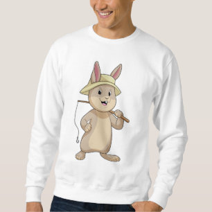 Sweatshirt Rabin comme Fisher avec canne à pêche