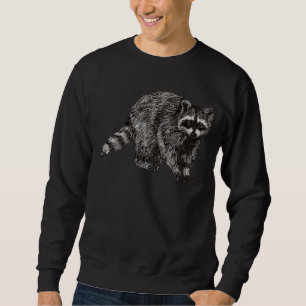 Sweatshirt Raccoon Anarchie animale Trashed Raccoon Panda