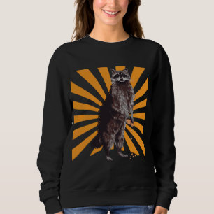 Sweatshirt Raccoon réaliste drôle