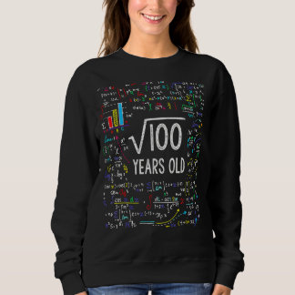 Sweatshirt Racine carré De 100 10e Anniversaire 10 Anniversai