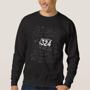 Sweatshirt Racine carré De 324 18 Ans 18E Anniversaire