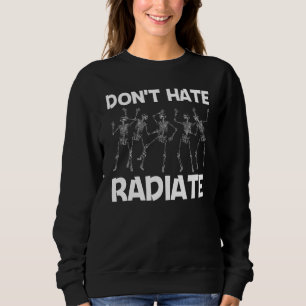 Sweatshirt Radiologie pour hommes femmes squelette radiograph