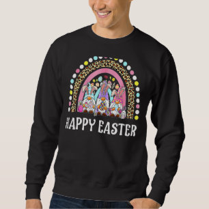 Sweatshirt Rainbow Bunny Gnome Rabbit Oeufs Chasse Joyeux Est