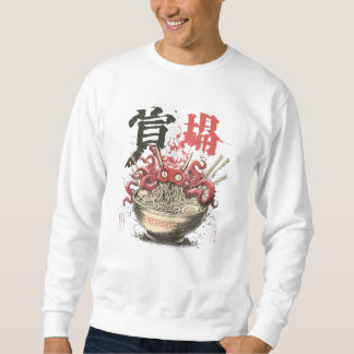 Sweatshirt Ramen Oni Art de Monstre – Bol de Ramen du démon j