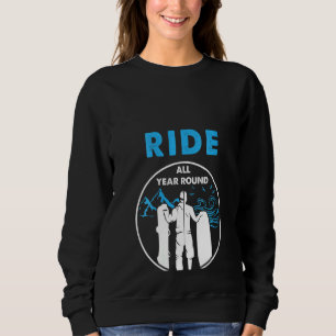 Sweatshirt Randonnée des femmes toute l'année Snowboardeur Sn