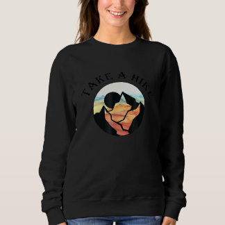 Sweatshirt Randonnée Nature Mountain Graphic Camping Décontra