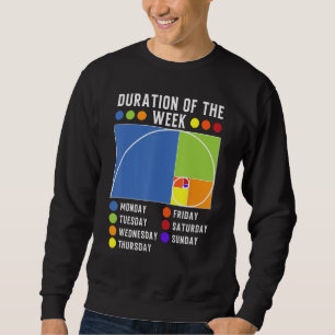 Sweatshirt Rapport Durée de la semaine de Fibonacci Golden