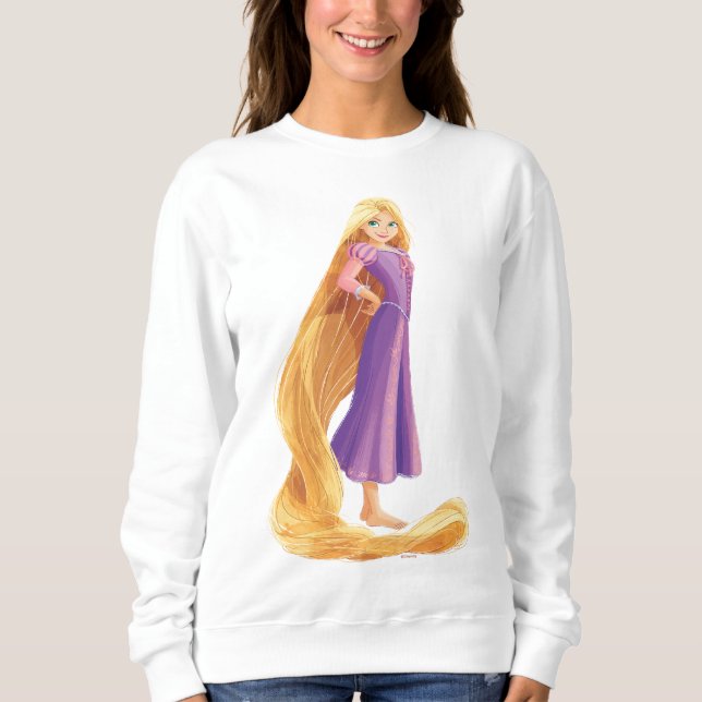 Sweatshirt Rapunzel intrépide (Devant)