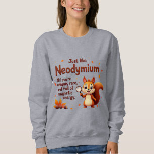 Sweatshirt Rare Comme Le Néodyme - Mignonne Écureuil Thanksgi