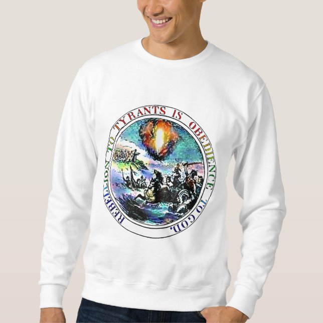 Sweatshirt Rébellion aux chemises de tyrans (Devant)